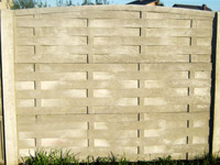 Ogrodzenia betonowe - wzór 7